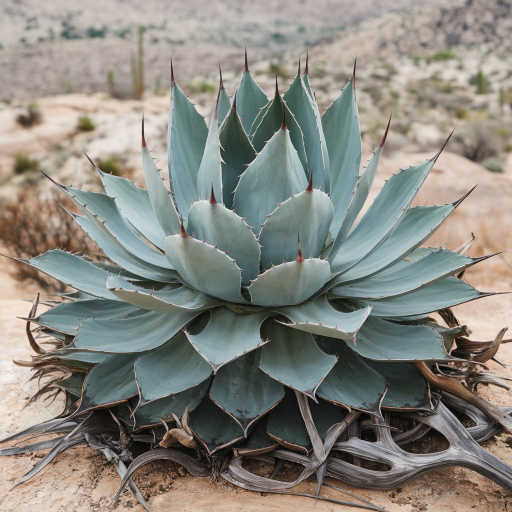 Mature Agave Havardiana plant