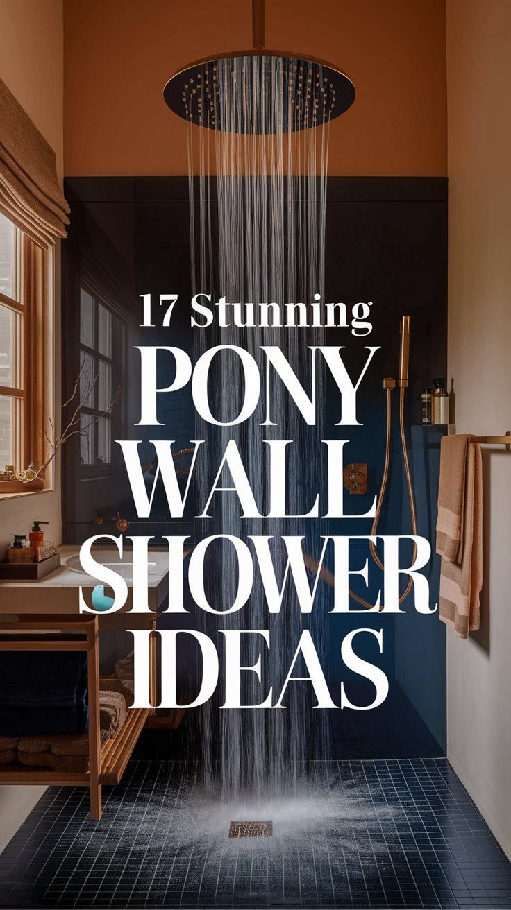 17 Stunning Pony Wall Shower Ideas For Your Bathroom [Here's The Answer ...