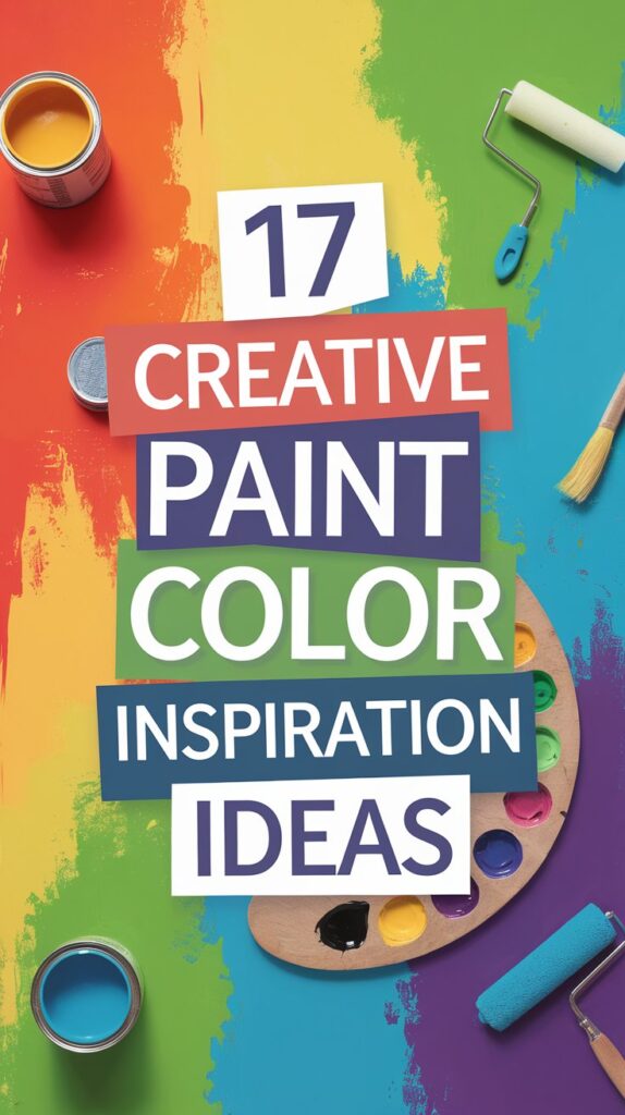 17 Creative Paint Color Inspiration Ideas 1 a vibrant and creative pin with the text L0c7DW2MQuGEAdXD8yzbaw eq9vHQ3DQKef4O1r oKTtQ