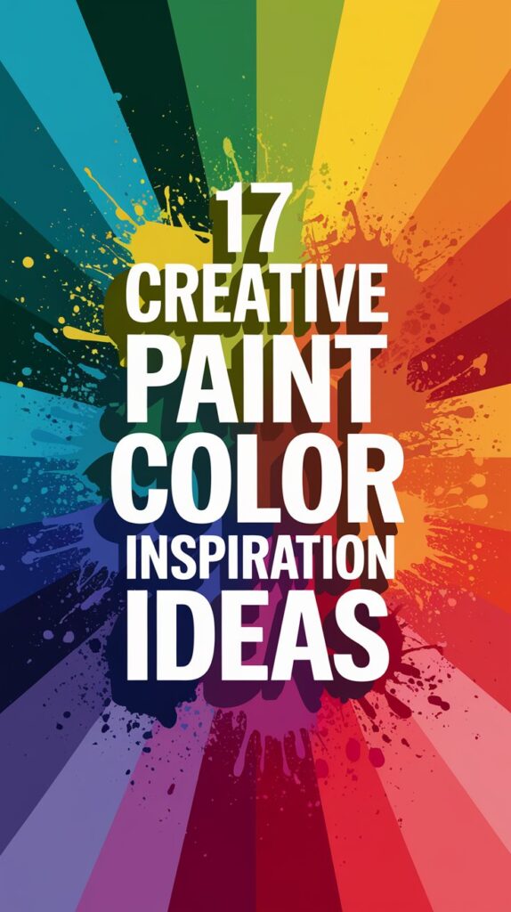 17 Creative Paint Color Inspiration Ideas 2 a vibrant creative pin with the text ove owbflrHwSOunqwK34tFg0Q eq9vHQ3DQKef4O1r oKTtQ