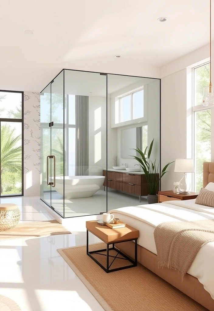 21 Luxury Master Bathrooms with Walk-In Showers That Redefine Elegance 18 21 Master Bathrooms with Walk-In Showers That Redefine Elegance (You Won't Believe #10!) - 13. Open Concept