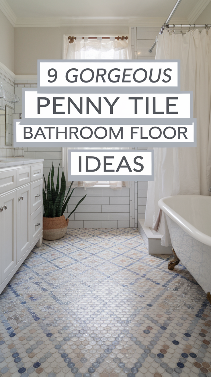 9 Gorgeous Penny Tile Bathroom Floor Ideas [Here's The Answer] Studynature