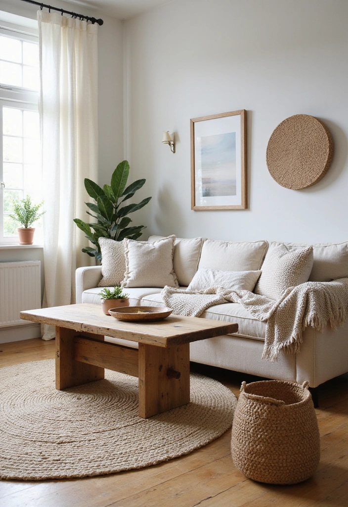 21 warm and minimalist home decor Ideas 5 21 Warm and Minimalist Home Decor Ideas - 2. Natural Textures