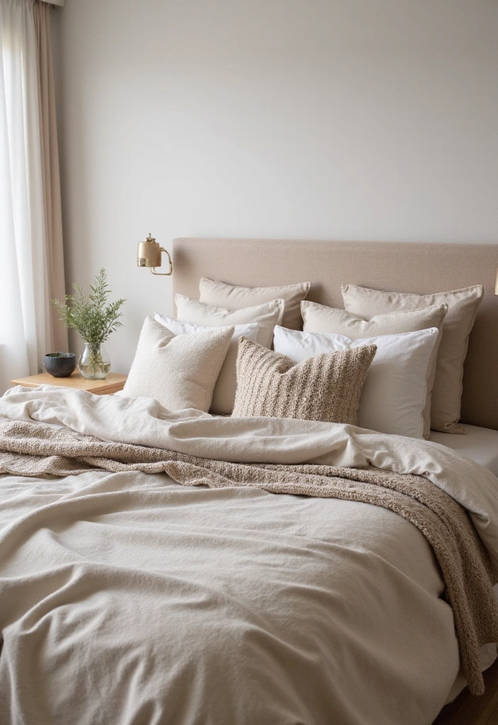 21 warm and minimalist home decor Ideas 20 21 Warm and Minimalist Home Decor Ideas - 17. Cozy Bedroom Retreat