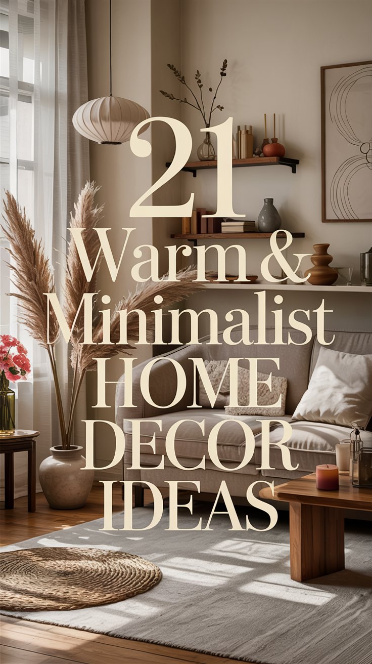 21 Warm And Minimalist Home Decor Ideas [Here's The Answer] Studynature