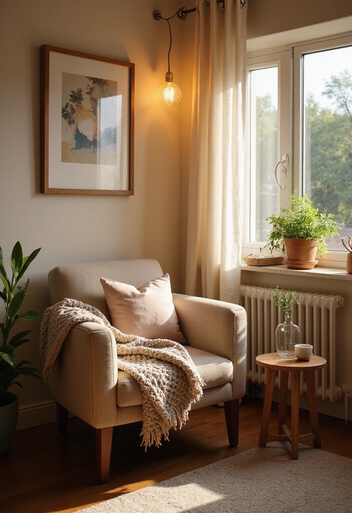 21 warm and minimalist home decor Ideas 16 21 Warm and Minimalist Home Decor Ideas - 13. Cozy Nooks