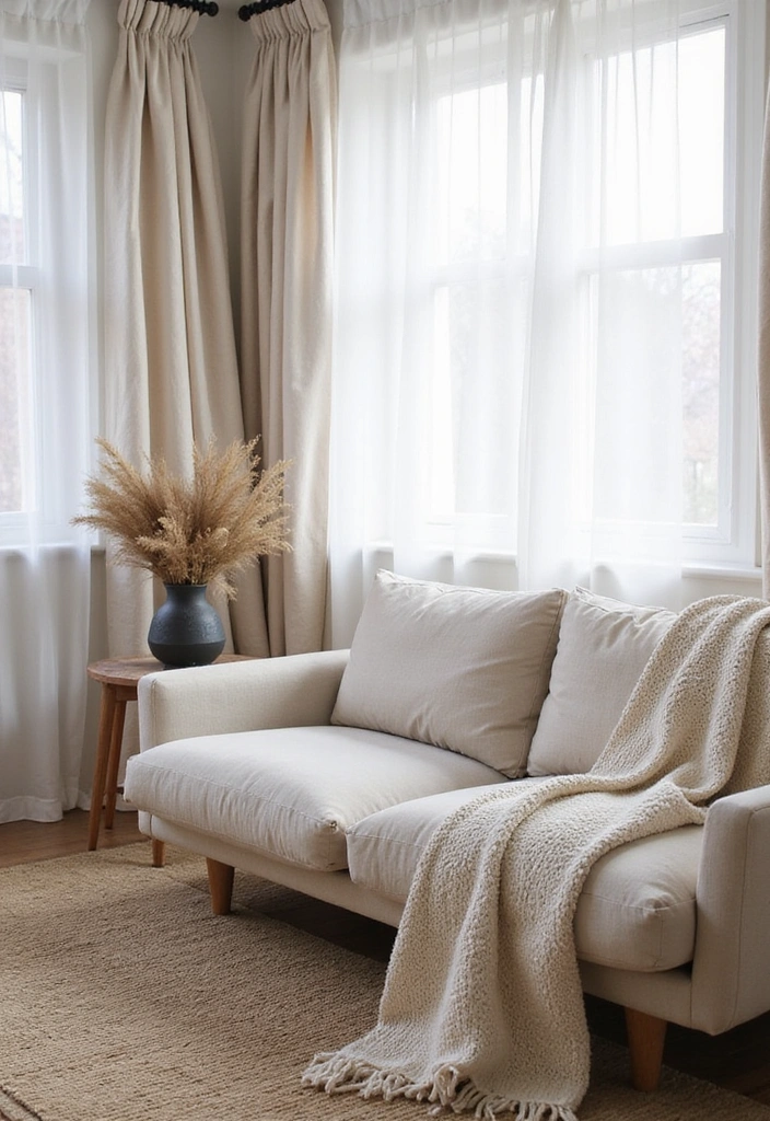21 warm and minimalist home decor Ideas 13 21 Warm and Minimalist Home Decor Ideas - 10. Minimalist Textiles