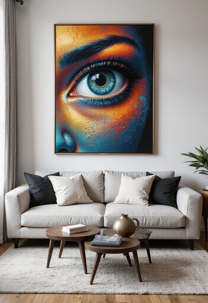 21 Bold Home Room Design Ideas That Will Transform Your Space (You Won't Believe #12!) - 10. Focal Point Artwork