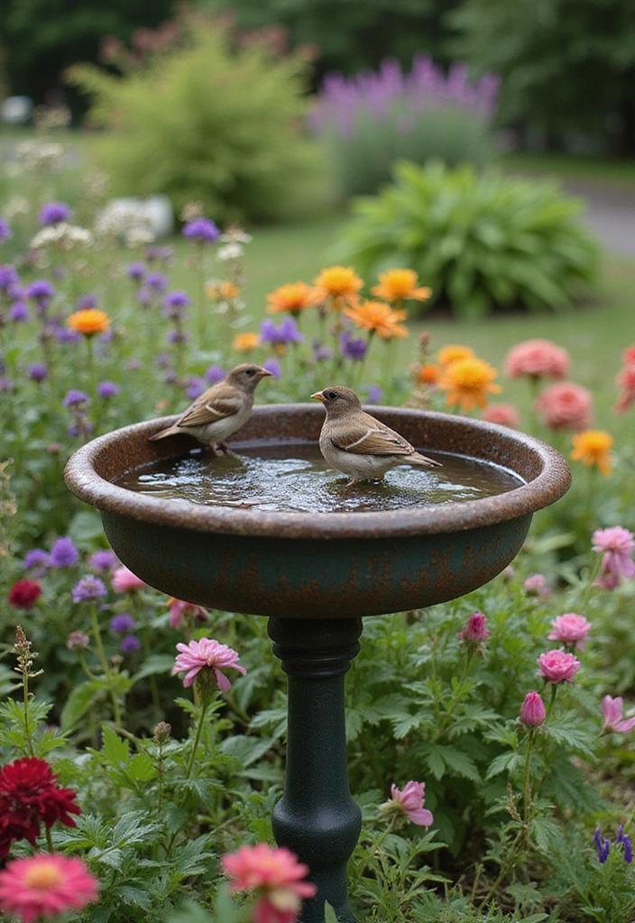 21 Cheap DIY Bird Bath Dollar Store Ideas That'll Make Your Feathered Friends Sing! - 16. Sink Bird Bath
